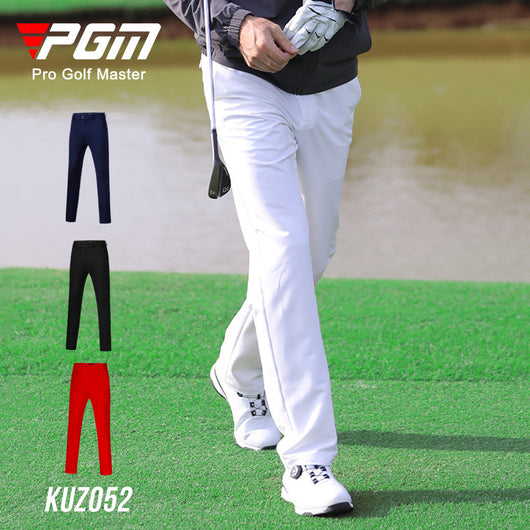Pantalones de Golf Elásticos Slim Fit para Hombre - Image 8