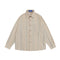 Cardigan Holgado a Rayas Verticales - Camisa Casual Trendy de Manga Larga