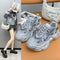 Zapatillas Deportivas para Mujer con Suela Gruesa Transpirable - Estilo Versátil