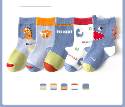 Calcetines de Algodón para Niños y Niñas - Colores Lisos Escolares - Image 27
