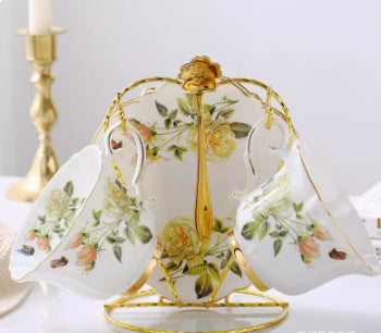 Juego de Tazas de Porcelana Fina Elegante - Image 6