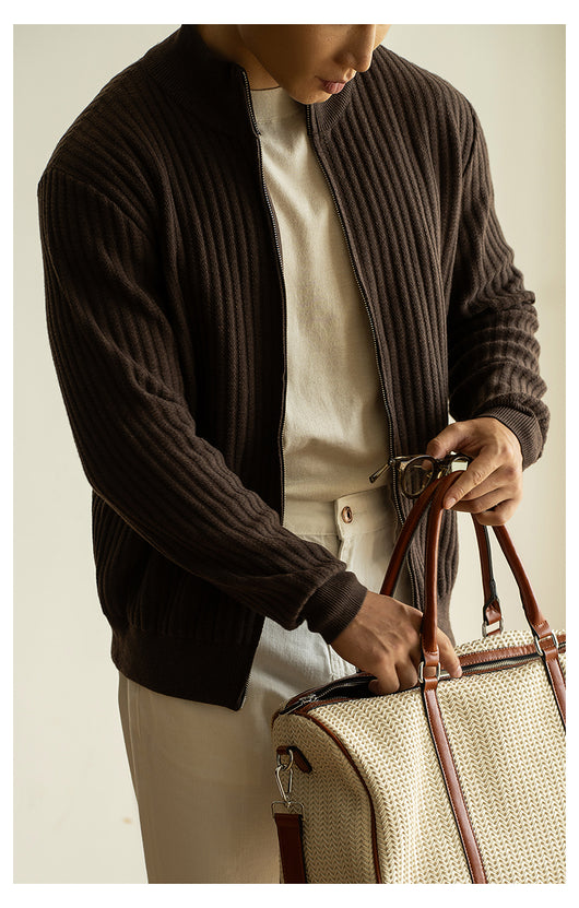 Cardigan con Cierre Casual para Hombre - Suéter Abrigo Versátil - Image 12