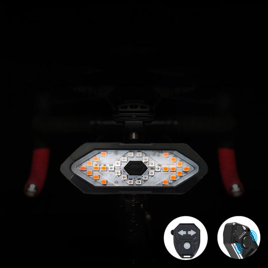 Luz Trasera LED con Claxon USB para Bicicleta - Seguridad Nocturna
