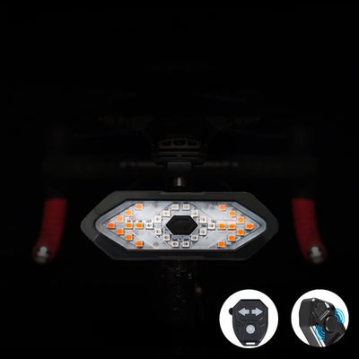 Luz Trasera LED con Claxon USB para Bicicleta - Seguridad Nocturna
