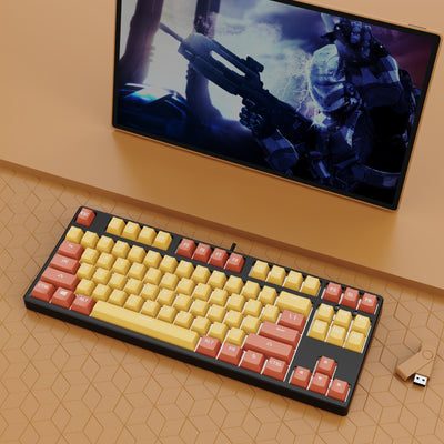 Teclado Mecánico Gaming 87 Teclas Hot Swap Intercambiable Dual Color - Image 7