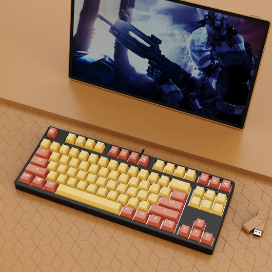 Teclado Mecánico Gaming 87 Teclas Hot Swap Intercambiable Dual Color - Image 7