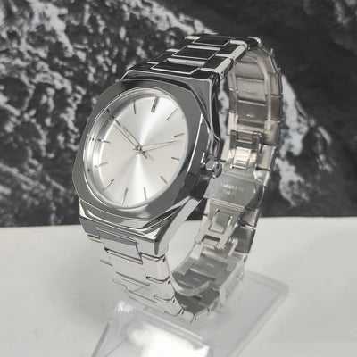 Reloj de Hombre Acero Inoxidable Cuarzo Esfera Grande con Pantalla Luminosa Nocturna - Image 9