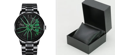 Reloj de Cuarzo Impermeable con Ruedas de Acero Inoxidable para Hombre - Image 25