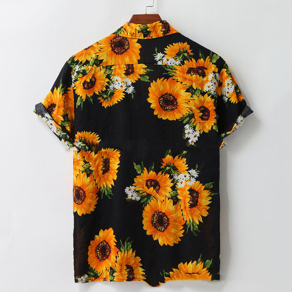 Camisa Estampada de Girasoles