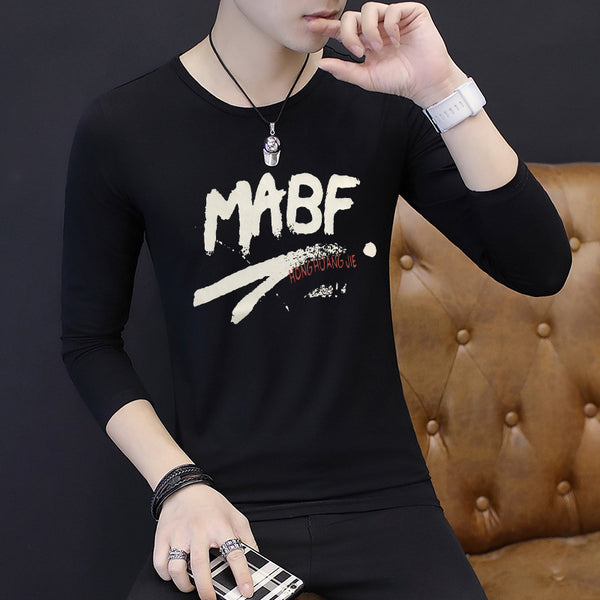Camisa de Manga Larga Otoño Estilo Coreano para Hombre