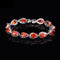 Pulsera de Niña con Zirconia Brillante y Baño de Platino