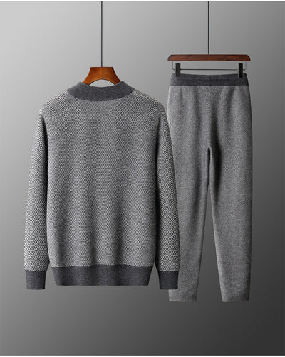 Cardigan de Lana Pura para Hombre con Cierre de Cremallera y Cuello Alto - Image 20