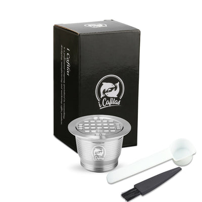 Cápsula de Café Reutilizable con Cucharilla Integrada - Image 3
