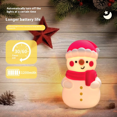 Lámpara Nocturna Muñeco de Nieve - Luz LED Suave para Dormitorio Infantil - Image 3
