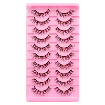 10 Pares de Pestañas Postizas Voluminosas con Rizo Natural - Image 12