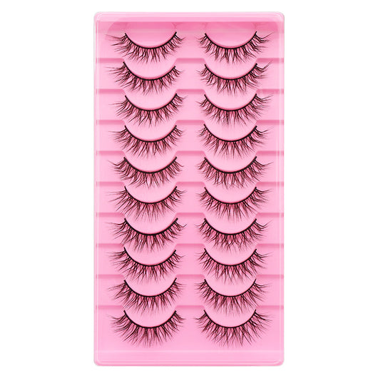 10 Pares de Pestañas Postizas Voluminosas con Rizo Natural - Image 12