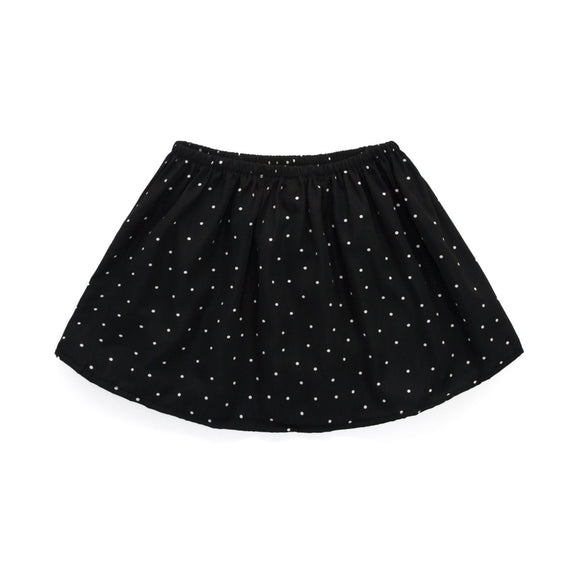 Conjunto Infantil 3 Peças Menina: Top Ombro a Ombro Poá + Jeans Rasgado + Tiara