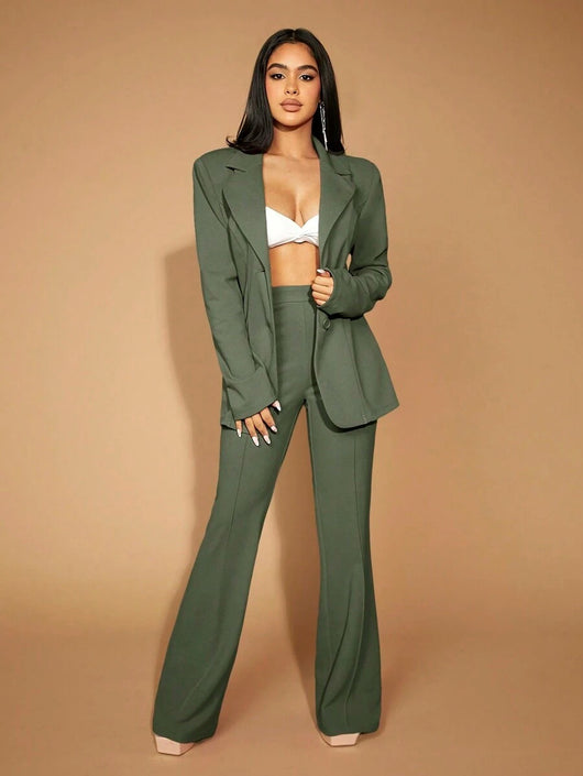 Pantalones de Cintura Alta para Mujer - Elegancia Profesional y Comodidad Diaria - Image 47