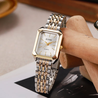 Reloj de Cuarzo Personalizado Elegante con Esfera Estilo Meridiano y Correa de Acero - Image 4