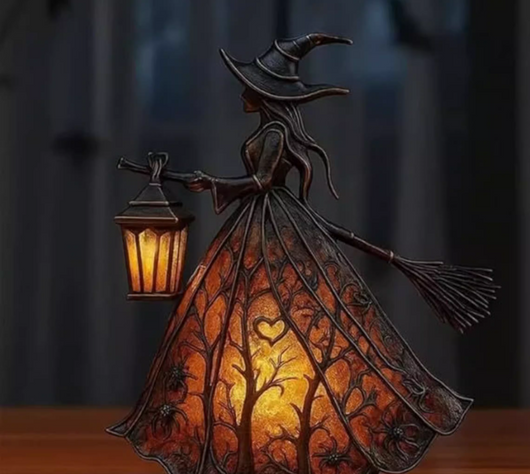 Lámpara de Bruja Halloween - Decoración de Mesa Iluminada - Image 12
