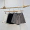 Shorts de Cuero Talle Alto y Ajustado