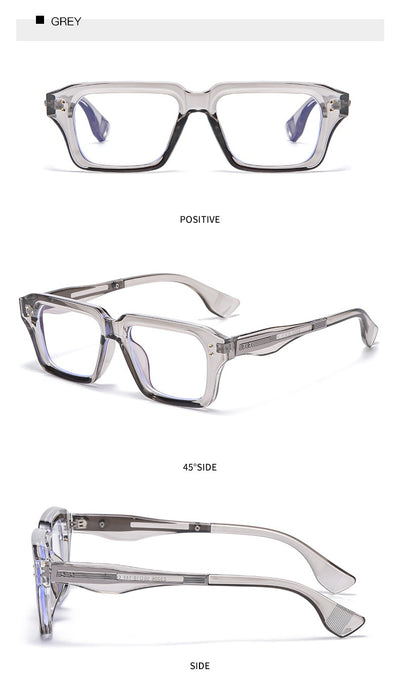 Gafas de Marco Cuadrado Beige Estilo Europeo - Reloj de Tendencia Chic - Image 20