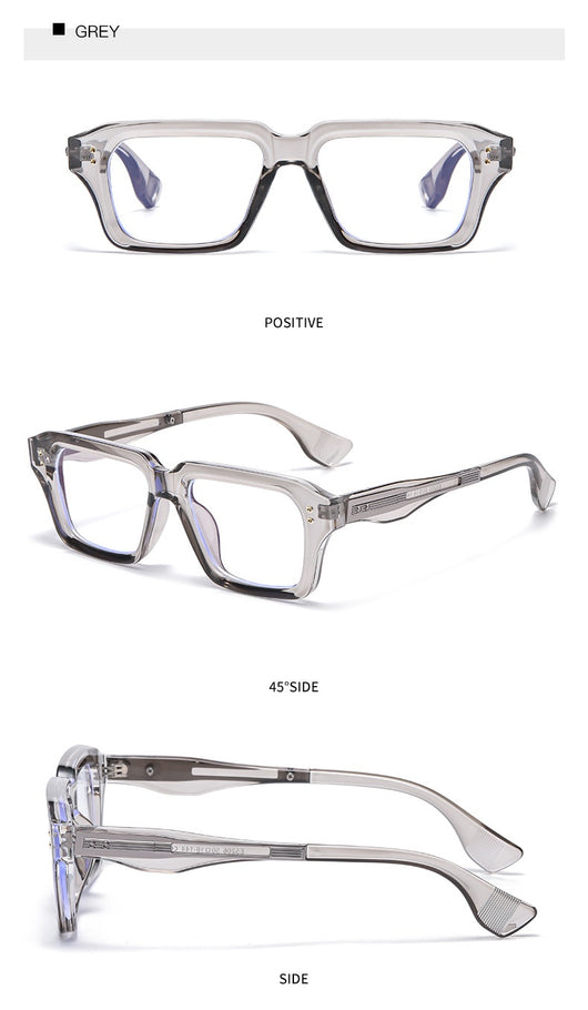 Gafas de Marco Cuadrado Beige Estilo Europeo - Reloj de Tendencia Chic - Image 20
