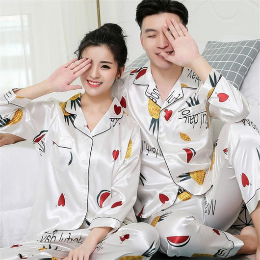 Pijama de Seda para Hombre Manga Larga Premium - Image 3