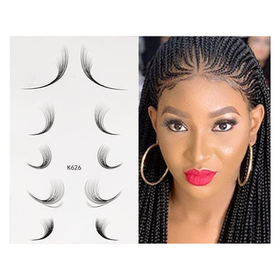 Adhesivos de Flequillo y Patillas para Maquillaje Escénico y Fiestas - Image 13