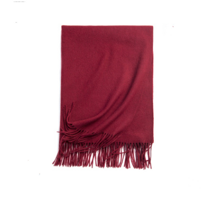 Bufanda Gruesa Unisex de Color Sólido - Chal Versátil para Otoño e Invierno - Image 51