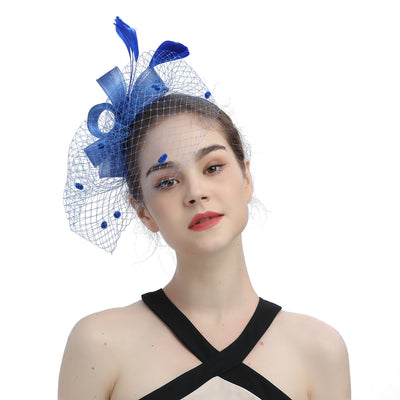 Tocado de Novia con Velo, Lazo y Sombrero de Copa - Image 6