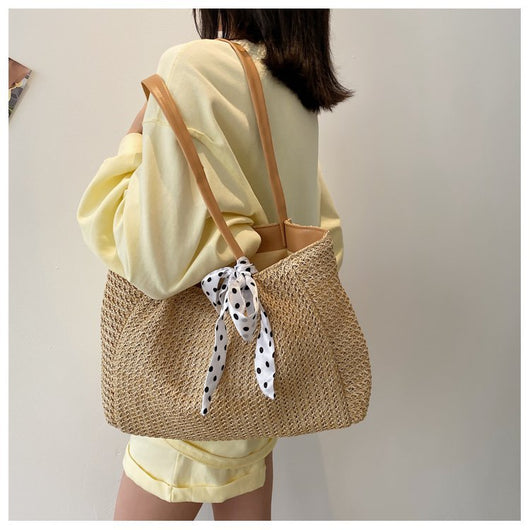 Bolsa de Paja Bandolera Fresca y Elegante para Mujer - Image 4