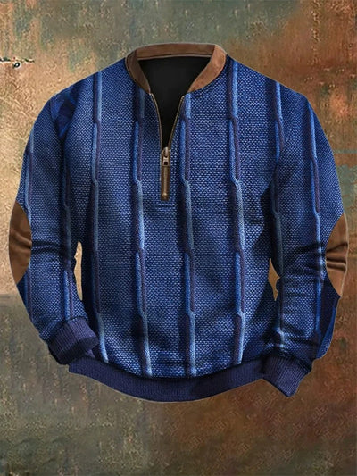 Sudadera con Cierre Estampado 3D Digital para Hombre - Primavera y Otoño - Image 8