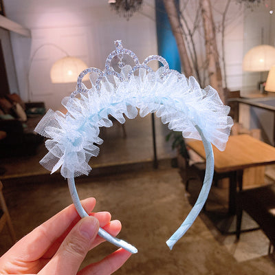 Diadema Infantil Encaje Hielo y Nieve Azul - Image 8