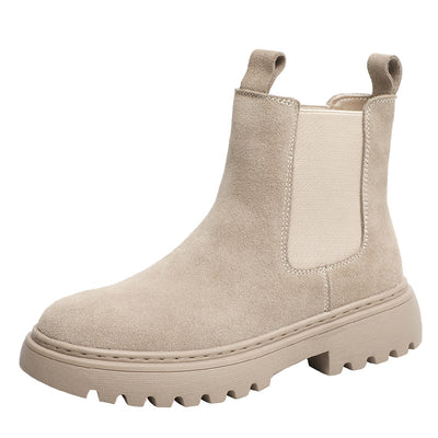Botas Martin Mujer Estilo Británico Cuero Gamuza - Image 3