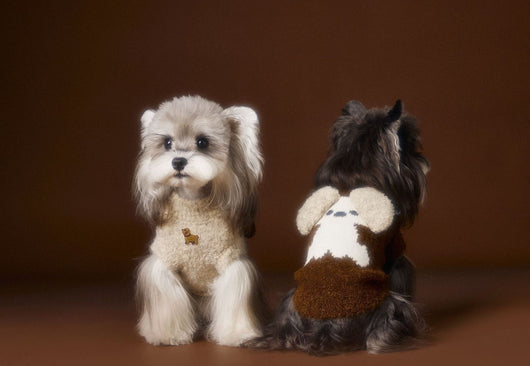 Chaleco Tejido para Perros Schnauzer y Bichón - Diseño 3D con Orejas - Image 11