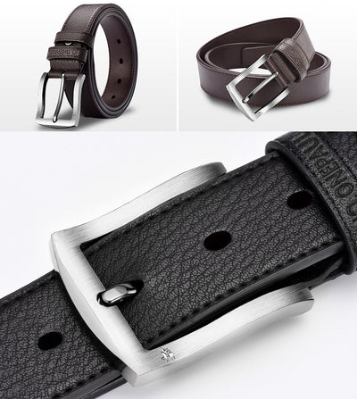 Cinturón Casual Coreano para Hombre con Hebilla de Pasador - Image 7