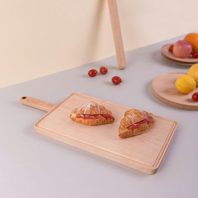 Tabla de Cortar de Madera con Canaleta Antisalpicaduras para Pan y Carnes - Image 9