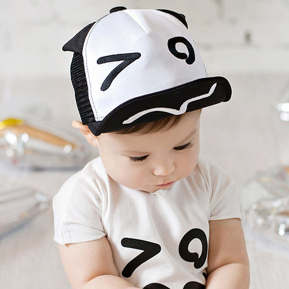 Gorra de Verano con Orejas para Bebé 1-2 Años - Protección Solar Unisex