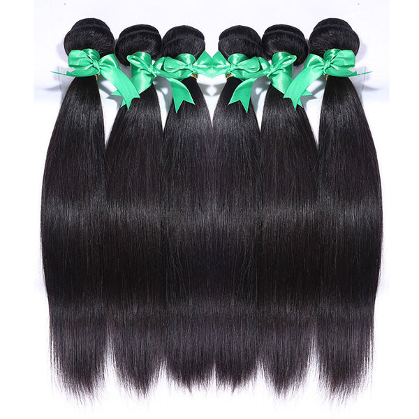 Cabello Indio Liso Natural 100% Cabello Humano Virgen - Image 5