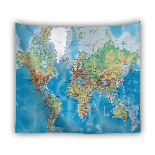 Tapiz de Mapa del Mundo