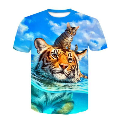 Camisetas de Manga Corta Impresas en 3D - Image 15