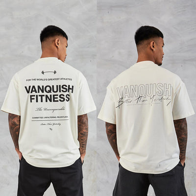 Camiseta Deportiva Oversized Hip Hop para Hombre - Corte Boxy Fitness - Image 11