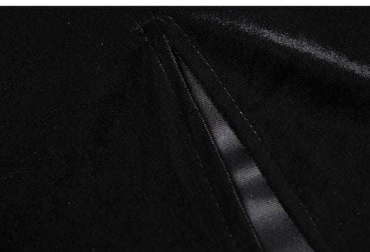 Vestido de Noche Largo con Pliegues y Abertura Lateral - Image 10