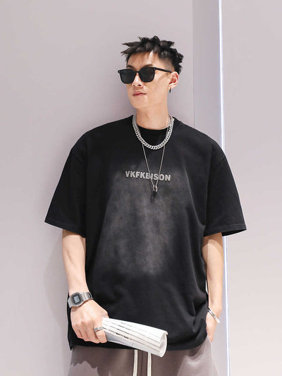 Camiseta Degradada Unisex de Moda - Manga Corta para Parejas - Image 15