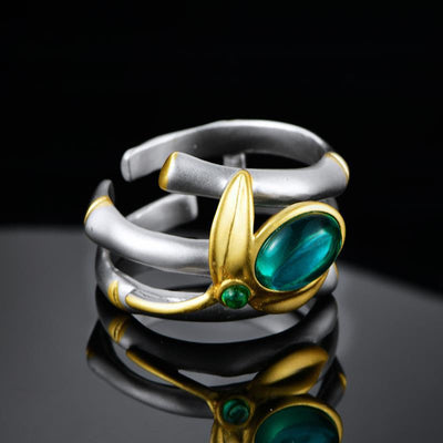 Anillo de Esmeralda Elegante en Aleación para Mujer - Image 8