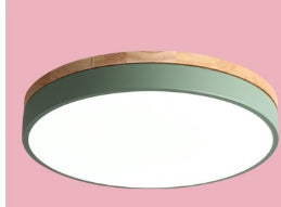 Lámpara de Techo LED Macaron Redonda para Dormitorio y Sala de Estar - Image 12