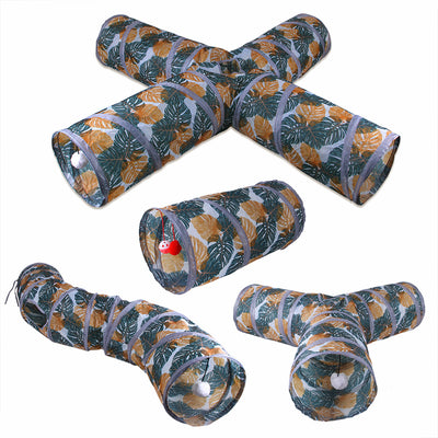 Túnel Plegable para Gatos con Diseño Impreso
