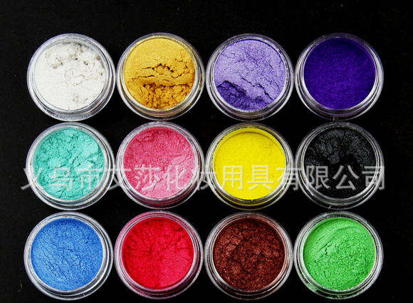 Minerales Orgánicos Shadow Set - Pigmentos Veganos Artesanales para Ojos, Labios y Uñas