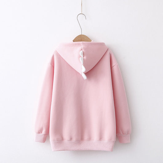 Sudadera con Capucha Estampada y Forro Polar - Image 2